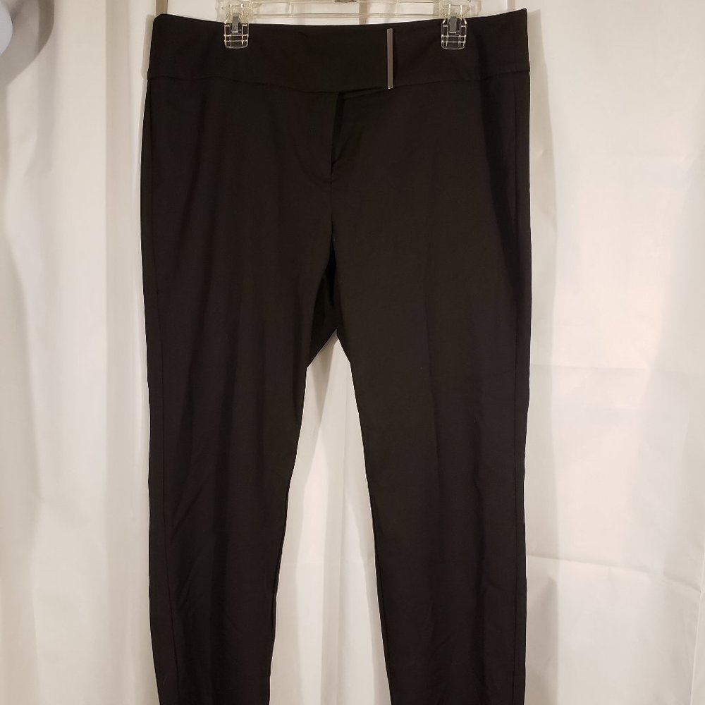 Alfani deep black modern spice Slacks 14W